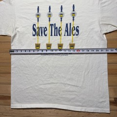 Vintage 90s Brass Balls Saloon Beer Restaurant Ocean City Maryland T-Shirt Large