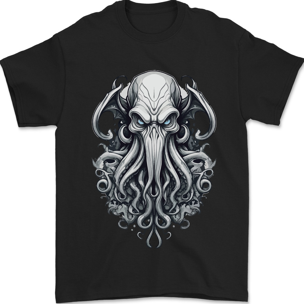 Pure Cthulhu Kraken Mythical Creature Mens T-Shirt Cotton