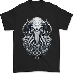 Pure Cthulhu Kraken Mythical Creature Mens T-Shirt Cotton