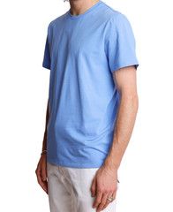 Paisley & Gray Mens Lucas Slim Fit Short Sleeve Crewneck T-Shirt Easy Blue-Med