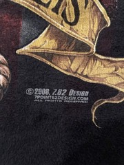 Vintage United States Marines Black Graphic T-Shirt Mens Medium Y2K 2008 7.62