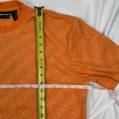 The Hundreds Monogram T-shirt Sz L Orange