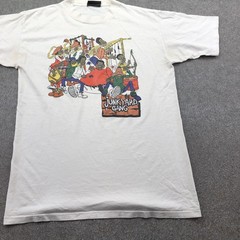 Vintage Fat Albert Junkyard Gang Shirt Mens Large Graphic Scene Not Herd 90s