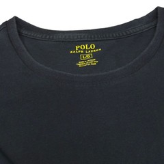 Polo Ralph Lauren T-Shirt Mens -L Black Short Sleeve Embroidered White Pony Crew