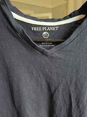 free planet mens shirt