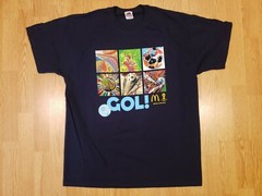 Vintage FIFA World Cup Soccer T Shirt 2014 Brazil World Cup McDonalds Sz XL NEW