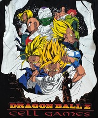 Dragon Ball Z – Cell Games White Cape / Z Fighters T-Shirt – XXL