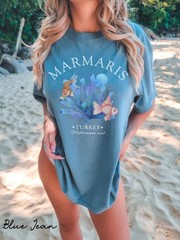 Marmaris Unisex Shirt Travel Gift Turkey Trip Lovers Souvenir Tee