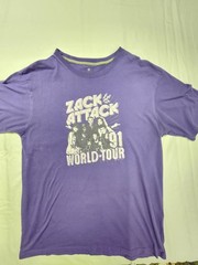 Saved By The Bell TV Show ZACK ATTACK 91 World Tour Men’s T Shirt Size Large