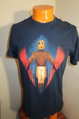 C2 Disney Wonder Ground Gallery The Rocketeer T-Shirt Mens size Medium EUC retro
