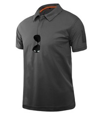Mens Tactical Polo T-Shirt Quick Dry Combat Short Sleeve Work Team Casual Shirt