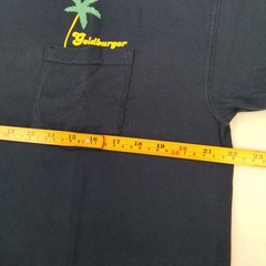 Goldburger Graphic Pocket T-Shirt Men’s Size Large Navy Blue Comfort Colors