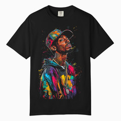 Neon Urban Hip Hop Streetwear Tee, Comfort Colors T Shirt, Unisex Streetwear Tee