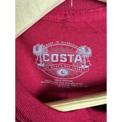 Costa Del Mar Mens Trout Graphic T-Shirt Cardinal Red Large MONTTROUT 02CR NEW