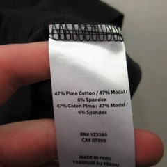 Travis Mathew Shirt Mens XL Short Sleeve V Neck Black Lightweight