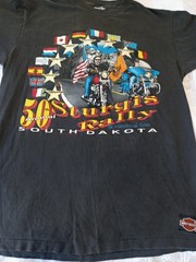 Vintage Harley Davidson Shirt Sturgis 50th Annual International Event Late 80’s