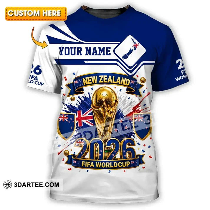 Unisex Shirt – Custom New Zealand World Cup 2026 Shirt reprint VK13821