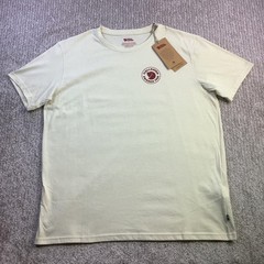 Fjallraven 1960 Logo T-shirt Mens Chalk White Organic Cotton Tee Size XL NWT