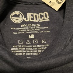Officially Licensed JEDCO Ford Bronco Graphic T-shirt Size Medium Navy Blue -New