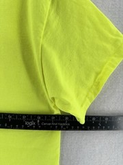Vintage 80s 90s Mens Mountain Dew T Shirt 50/50 Yellow Neon Sz M