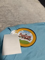 Cartoon Network Adventure Time Finn & Jake Blue T Shirt Size Large NWT