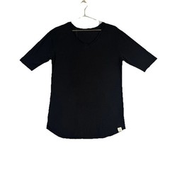 One Golden Thread Men’s Tee Onyx Black Tree Shirt S Supima Cotton Tencel Acubi