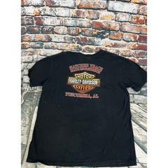 Genuine Harley Davidson Cycles Tuscumbia AL Graphic Black T Shirt Mens XL