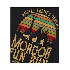 Lontse Middle Earth’s Annual Mordor Fun Run one Does not Simply Walk T-Shirt for