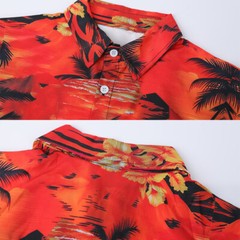 Hawaiian Shirt for Men Funky Casual Button Down Shortsleeve Beach Relaxed Fit