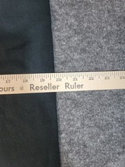 Vtg 90s Fruit of the Loom RMS Band Double Collar & Sleeve Black Teal Sz L