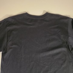 Anvil Men’s Large Heavyweight Black Long Sleeve T-Shirt Ribbed Cuffs / Crew Neck