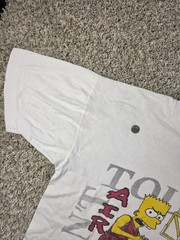 Vintage Bart Simpsons Chicago Bulls T-Shirt L Boxy Cant Touch This Air Bart