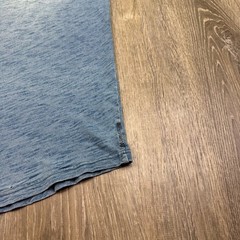 Lucky Brand True Indigo Mens Blue Classic Dip Dye Burnout Henley T-Shirt Size L