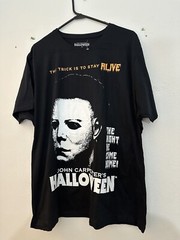 Halloween Michael Myers Men’s 2X T Shirt John Carpenter Night He Came Home NWOT
