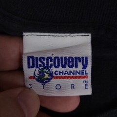 Vintage Discovery Channel TLC Trading Spaces T-Shirt Large Black Short Sleeve
