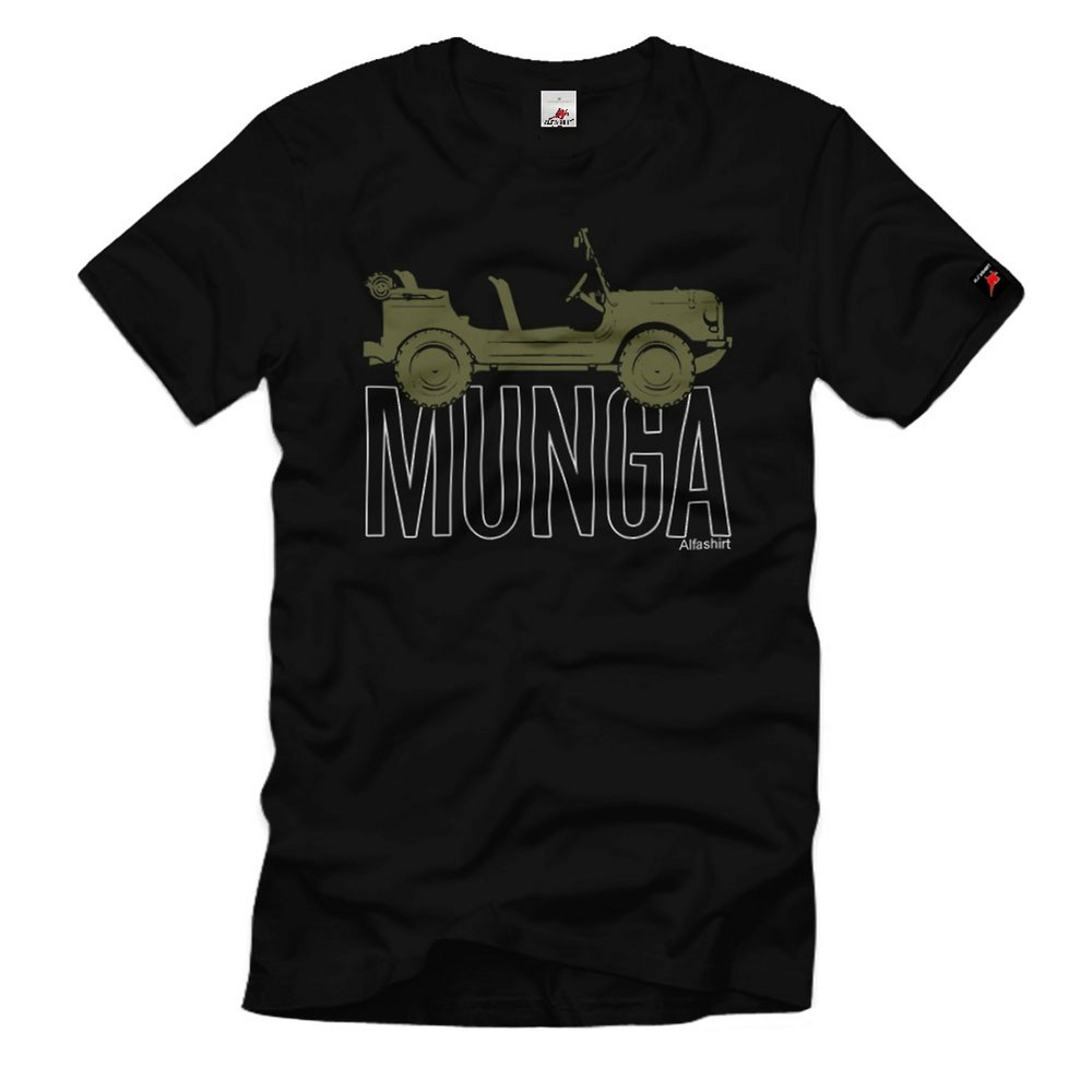 Munga F 91-4 German Army RAL-6014 BW AWD Vintage Two Stroke T-Shirt #32843