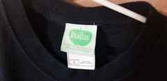 2005 THE BEATLES RUBBER SOUL Black Cotton T-SHIRT Apple Corps Adult Size SMALL