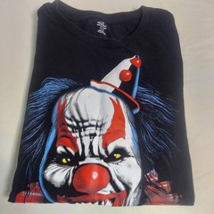 Way To Celebrate Halloween Clown Graphic T-Shirt XL/XG Scary