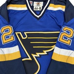 Vintage St Louis Blues Craig Conroy Starter Jersey Center Ice Fight Strap 1998