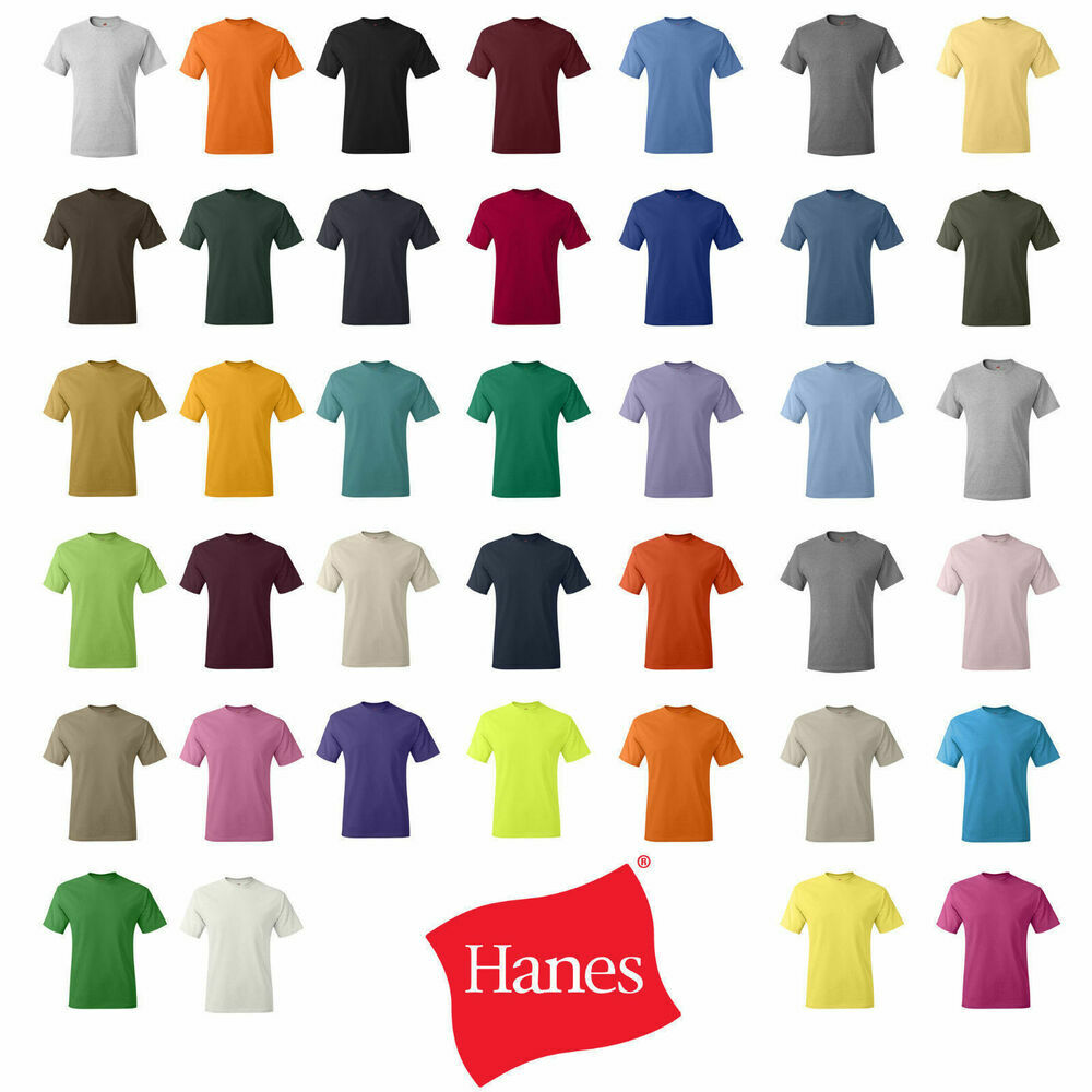 Hanes 5250T Men’s 6.1 oz. Tagless Shirt