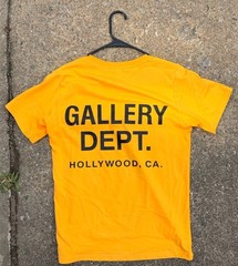 yellow gallery dept t shirt unisex small