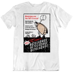 Beetlejuice Betelgeuse Bio Exorcist Retro Vintage Cult Movie Comedy Distresed T