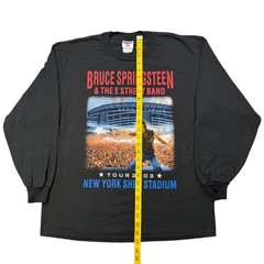 Bruce Springsteen 2003 Shea Stadium Tour Shirt Large Long Sleeve