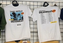 Tame Impala Deadbeat Tour 2026 Miami Merch T Shirt reprint