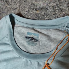 Orvis Mens Performance Long Sleeve Shirt UPF 50 Blue Heather Crew Neck XL NWT