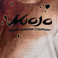MOJO Sportswear Long Sleeve Hooded Shirt Brown Sport Fishing Men XX-Small
