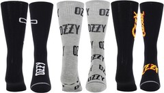 Ozzy Osbourne – Perri’s – Ozzy Osbourne – Volume – Crew Socks (3 Pack) [New ] So