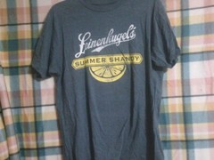 Pre-owned Mens Distressed Look Leinenkugel’s Summer Shandy Tshirt-Sz M-Brewery