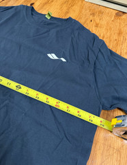 Econscious Organic Cotton T-Shirt Surfboard Back Print Blue size Medium