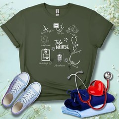 Tele Nurse Comfort Tee Ring Spun Cotton Soft Tele